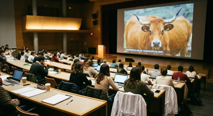 Estudiantes en clase online del máster